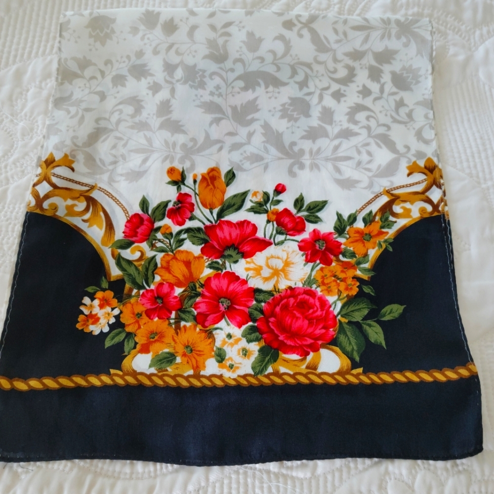 MADE IN JAPAN SILK SCARF 52X12